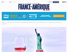 Tablet Screenshot of france-amerique.com